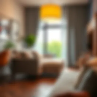 Cozy ambiance created by a chair bed in a guest room