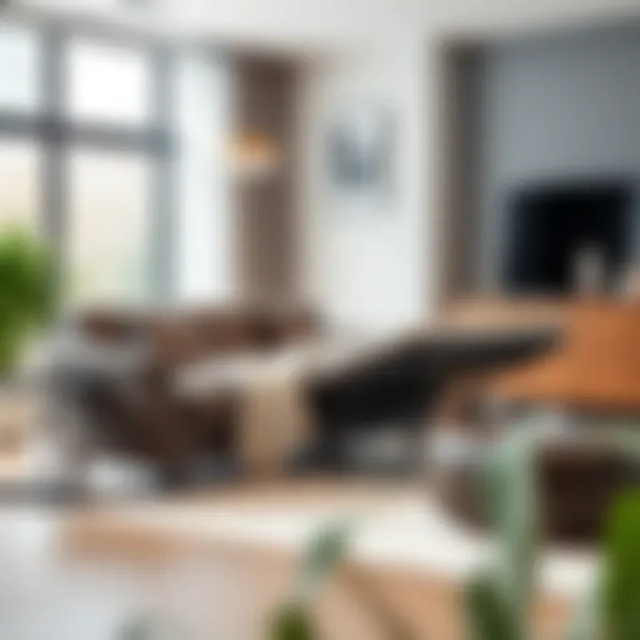 Elegant single fold out chair bed in a modern living room setting