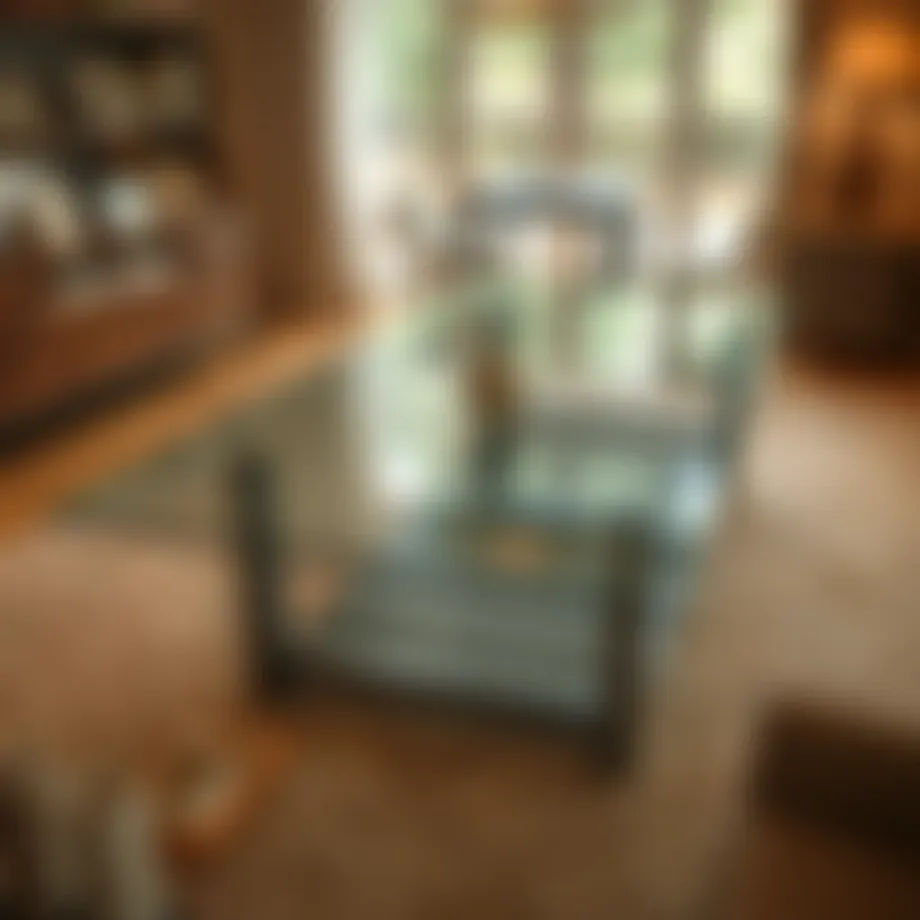 Illustration of Tarendo table components laid out for assembly