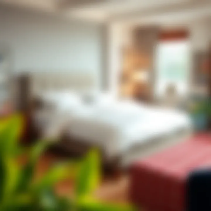 Completed bed assembly in a cozy bedroom