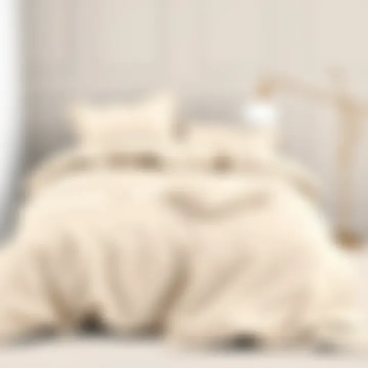 Elegance in Simplicity Elegant minimal duvet cover set with neutral tones