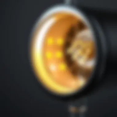 A close-up view of the technical components of an LED lamp