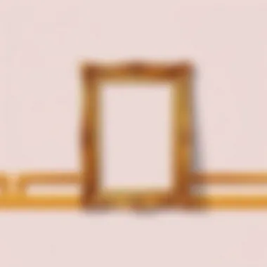 Artistic Craftsmanship of Gold Frames Elegant gold frame showcasing artistic craftsmanship