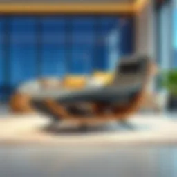 Stylish multifunctional footrest with hidden storage