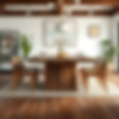 Sustainable Craftsmanship: Reclaimed Wood Dining Table Sustainable small square wooden dining table crafted from reclaimed wood