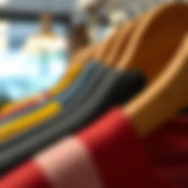 A close-up of materials used in multifunctional hangers showcasing durability and style