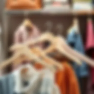 Variety of Multifunctional Hangers Different types of multifunctional hangers arranged for practical use