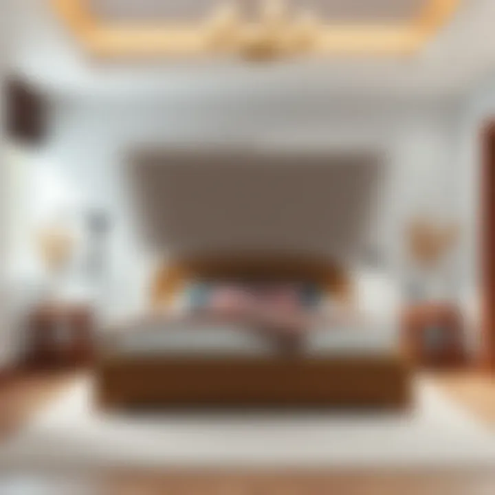 Under-Bed Storage in a Stylish Bedroom Creative use of under-bed storage in a stylish bedroom