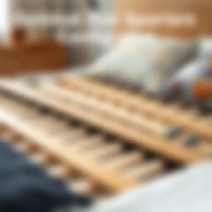 Proper spacing configuration of slats for optimal mattress support