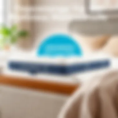 Illustrative graphic showing maintenance tips for prolonging the life of a Tempurpedic mattress topper