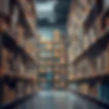 Stylish and functional warehouse shelving unit