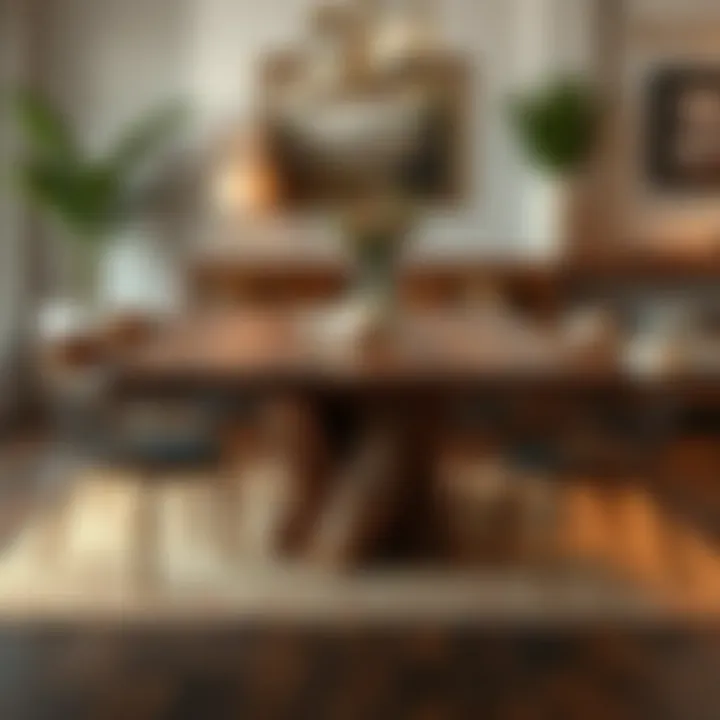 Williston Forge table crafted from sustainable materials